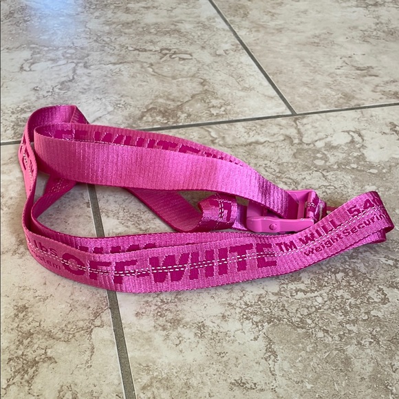 Off-White belt in pink main image 6